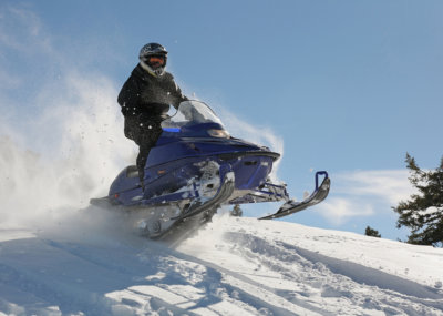 Snowmobiling