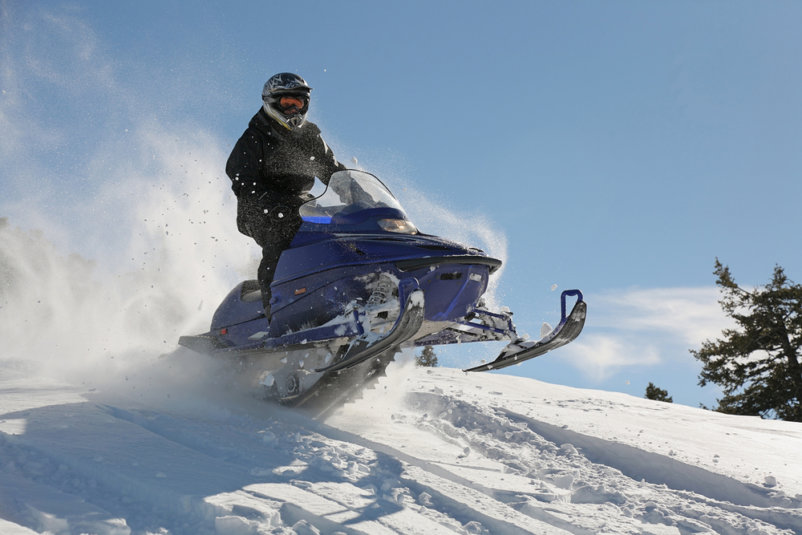 Snowmobiling